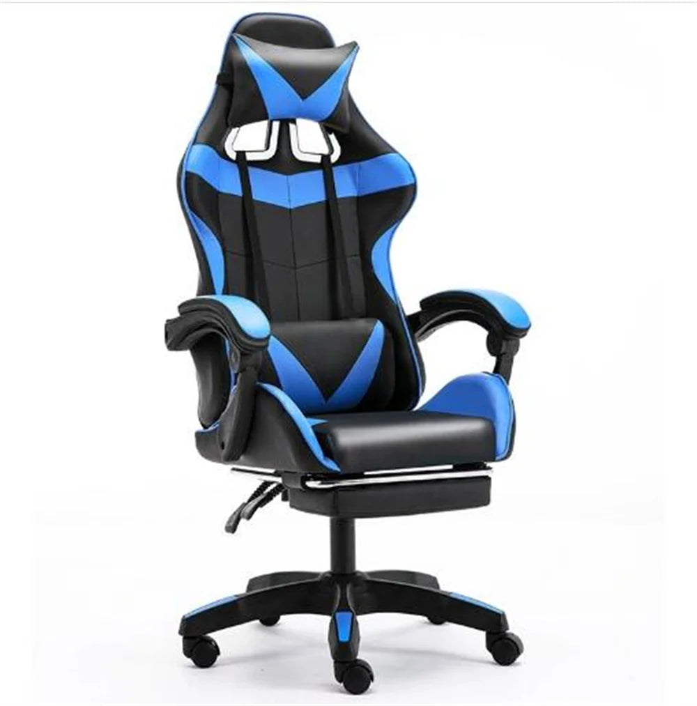 Gaming Chair Office Lumbar Support Swivel Desk Armchair Wheels Office Home Chairs Professional Lol Computer Wcg Choose Color Black Blue Pink White