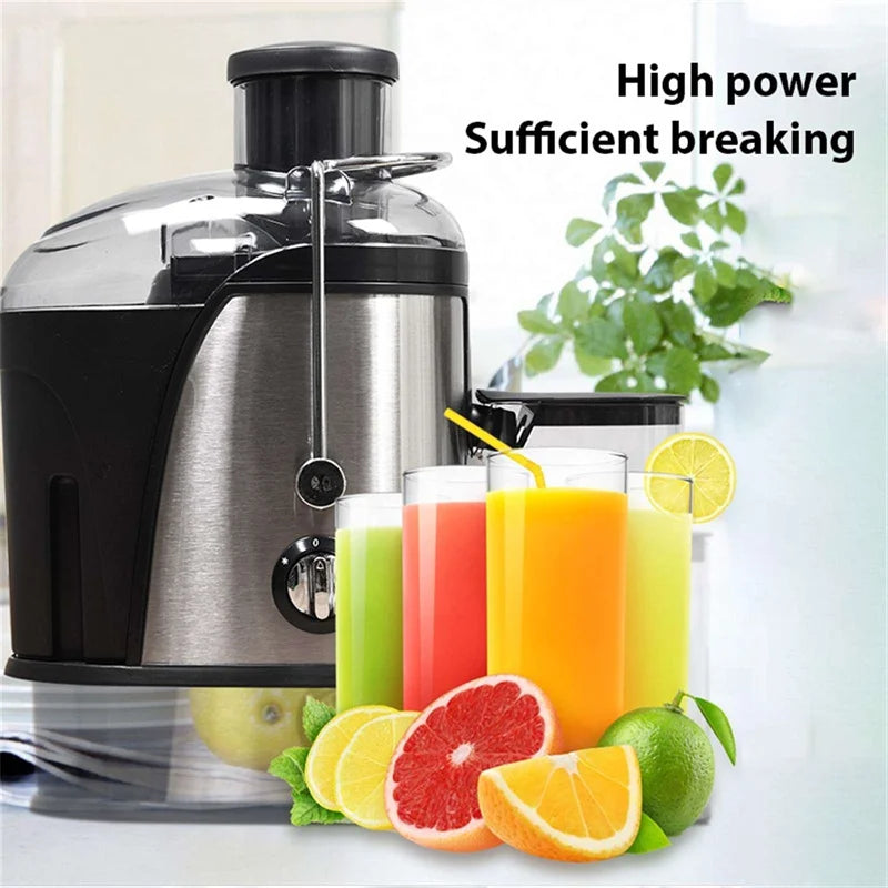 Juicer Machines Electric Juice Extractor Juicers Whole Fruit Vegetable High Juice Yield Stainless Steel BPA-Free DIY Healthy