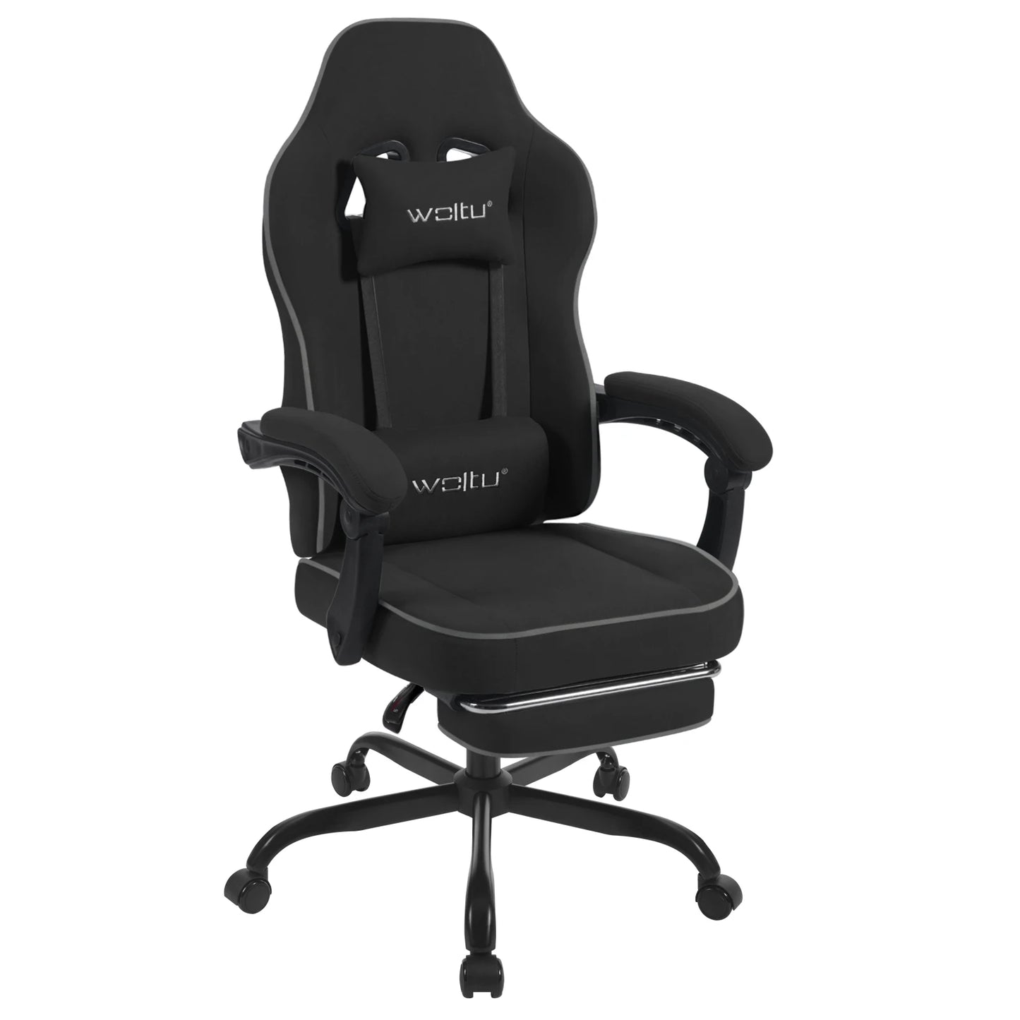 Swivel Gamer Chair Gaming Chair Ergonomic Office Computer Chair with Lumbar Cushion Pillow Footrest