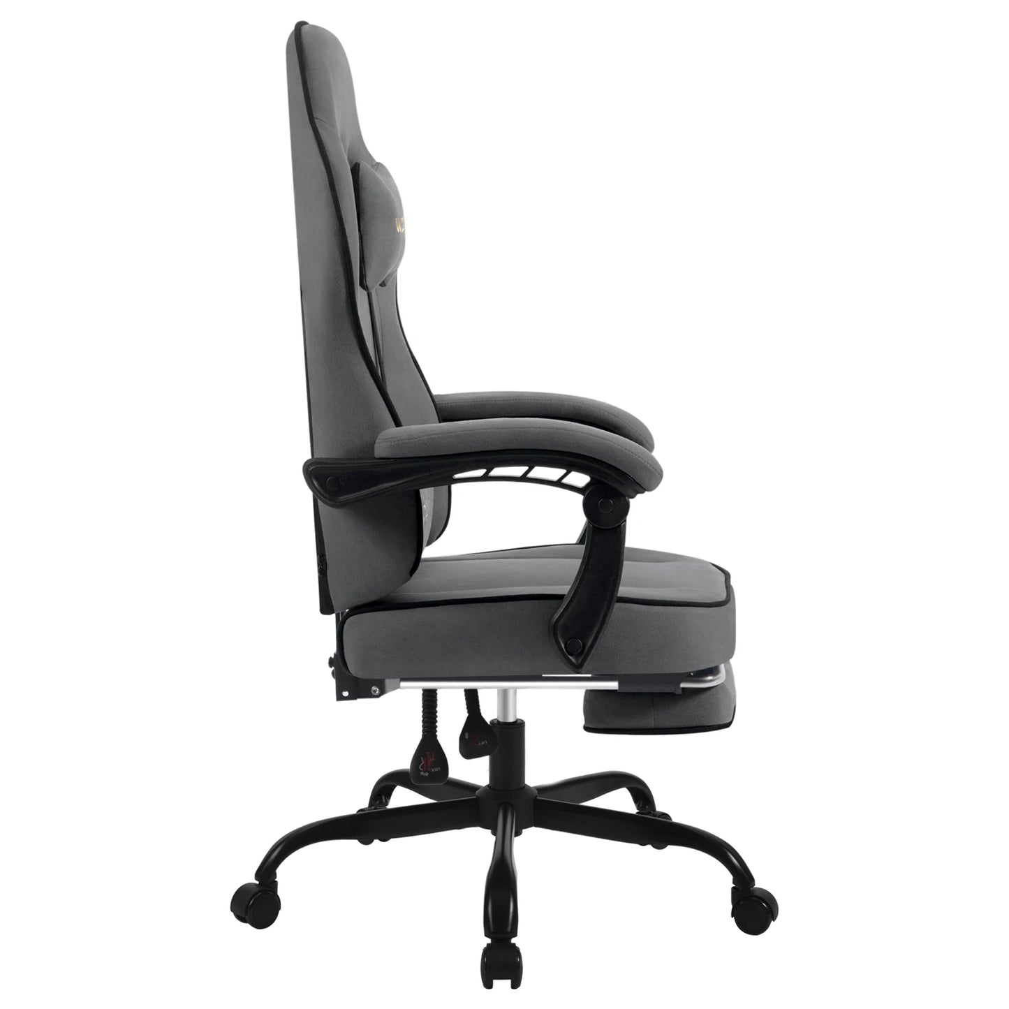 Swivel Gamer Chair Gaming Chair Ergonomic Office Computer Chair with Lumbar Cushion Pillow Footrest