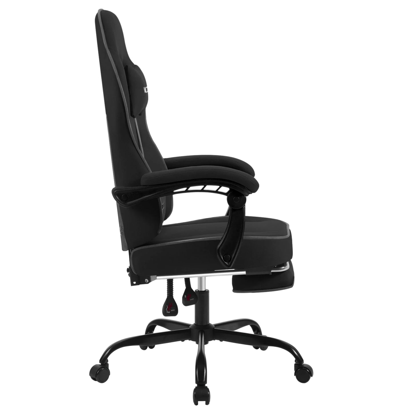 Swivel Gamer Chair Gaming Chair Ergonomic Office Computer Chair with Lumbar Cushion Pillow Footrest