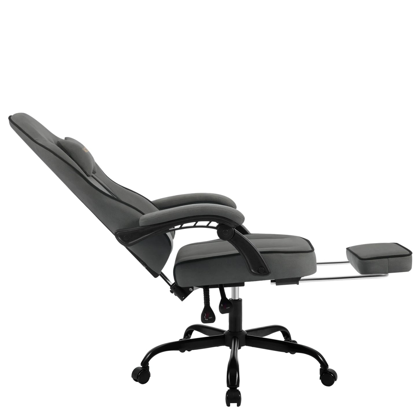 Swivel Gamer Chair Gaming Chair Ergonomic Office Computer Chair with Lumbar Cushion Pillow Footrest