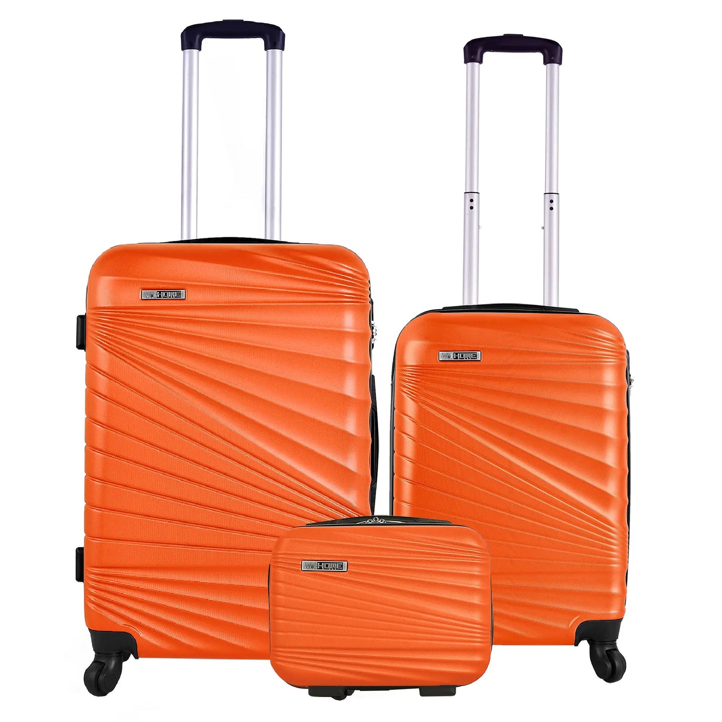 Travel Suitcases Well Home Furniture & Decoration Set of 3/4 Cabin Suitcases 56Cm/Medium 66Cm/Large 76cm and Toiletry Bag 23cm