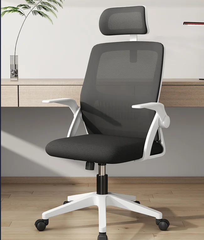 Office chair with Lumbar support swivel desk armchair wheels office room room ergonomic Gaming desk tulipu Nordic chair black Gray