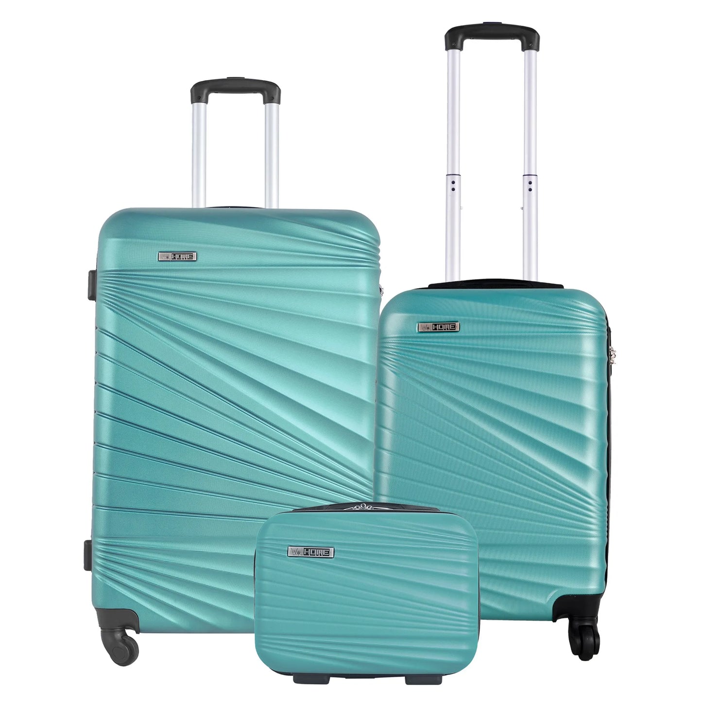 Travel Suitcases Well Home Furniture & Decoration Set of 3/4 Cabin Suitcases 56Cm/Medium 66Cm/Large 76cm and Toiletry Bag 23cm