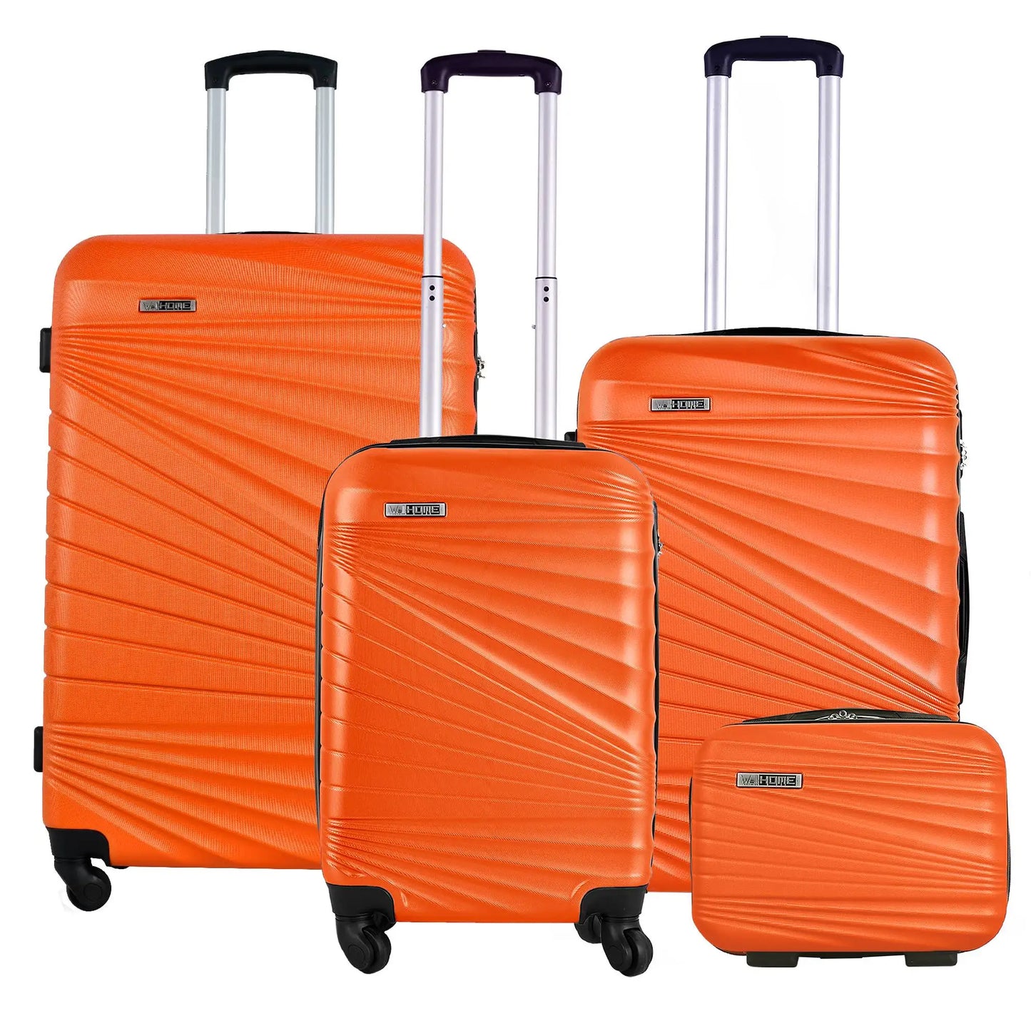 Travel Suitcases Well Home Furniture & Decoration Set of 3/4 Cabin Suitcases 56Cm/Medium 66Cm/Large 76cm and Toiletry Bag 23cm