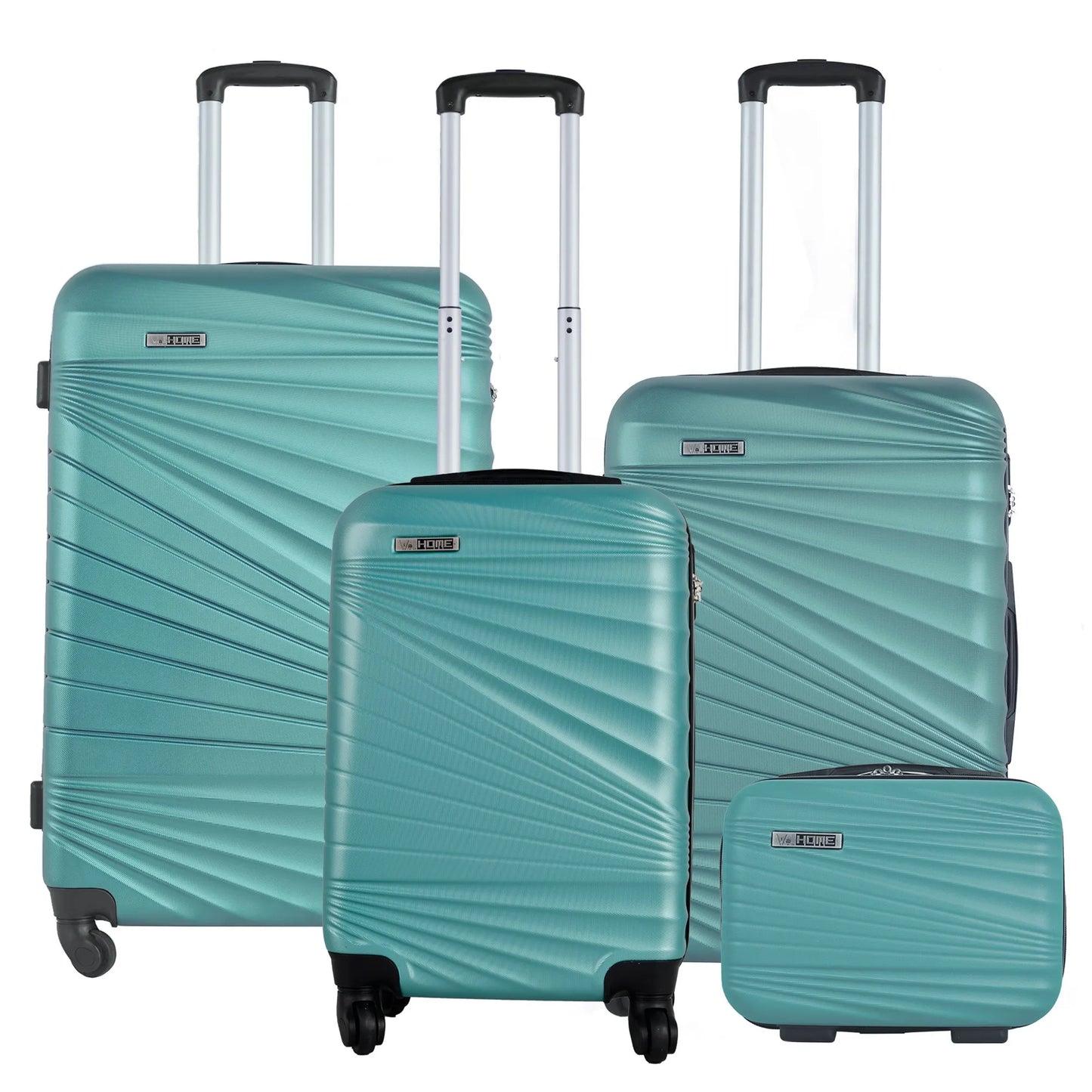 Travel Suitcases Well Home Furniture & Decoration Set of 3/4 Cabin Suitcases 56Cm/Medium 66Cm/Large 76cm and Toiletry Bag 23cm