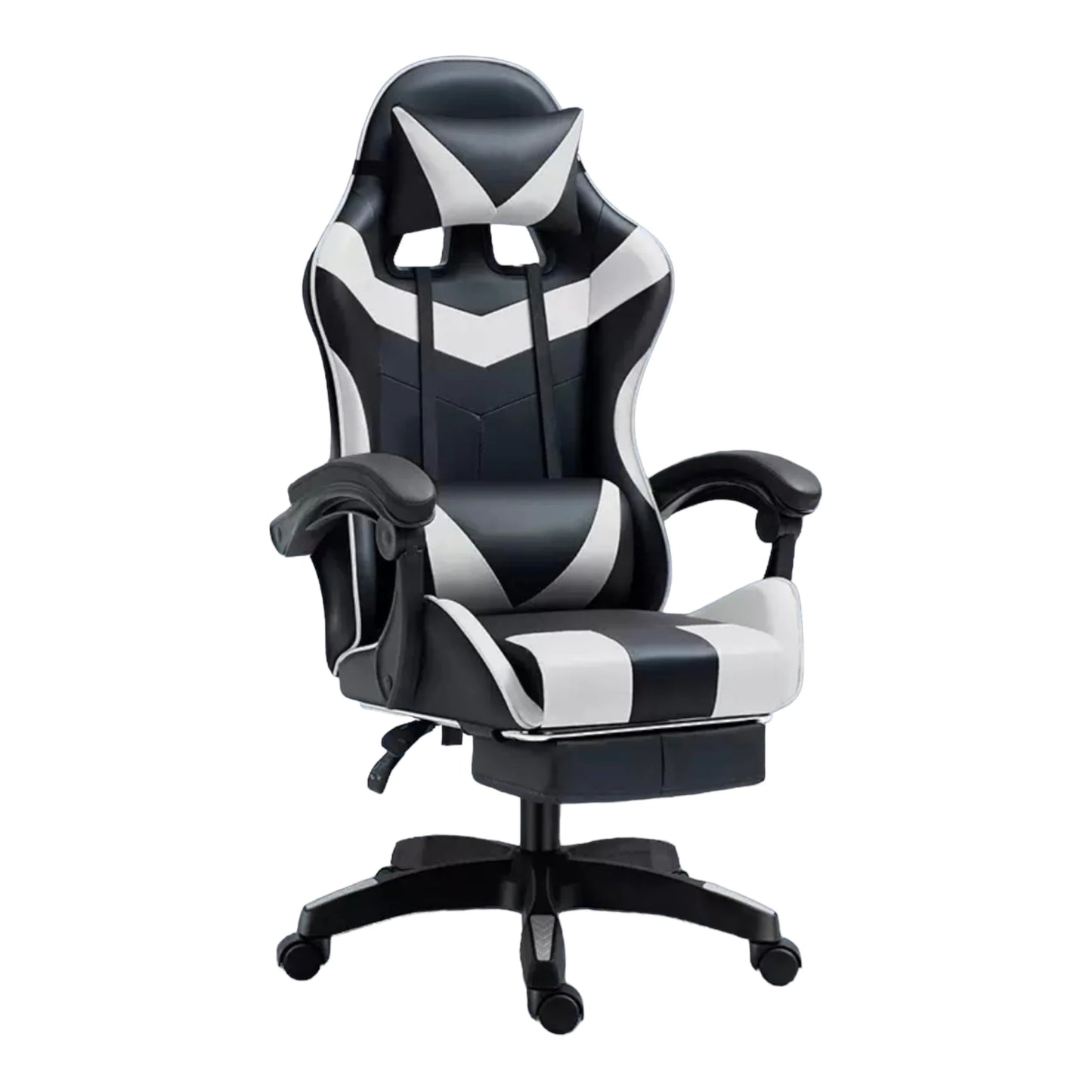 Gaming chair for desk, office and revolving Online games. Comfortable height adjustable chair for ergonomic Gaming, faux leather gaming chair, office Gaming racing chair It is ergonomic and with modern design. (7490 8490 S001