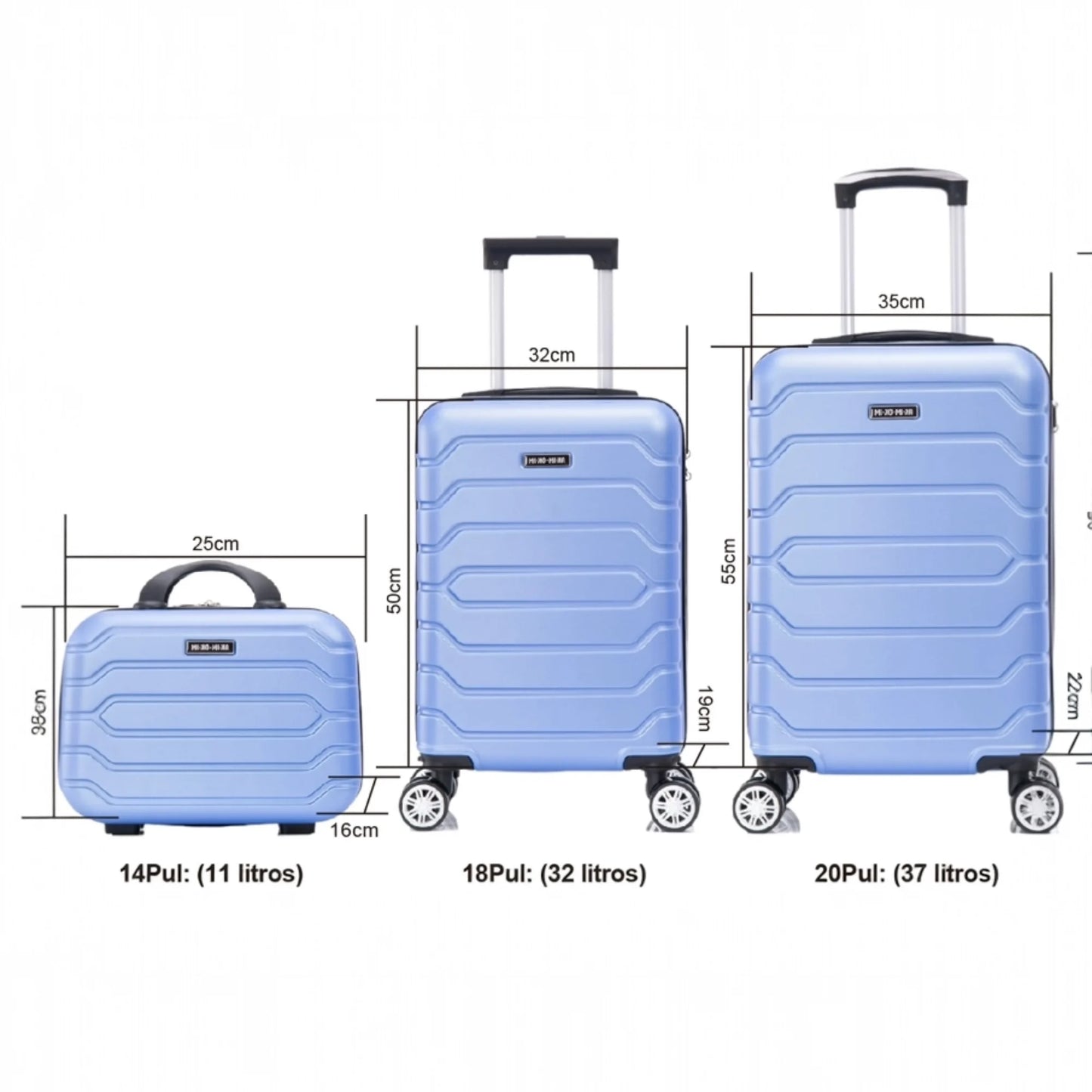 Set of Elegant Travel Suitcases: Lightweight Abs Shell, Numeric Lock, 4 360 Rotating Wheels ° ,Aluminum Telescopic Handle Suitcase Set Trolley Cabin Suitcase (6990 M008 8001 8002 8008 6020 D7)