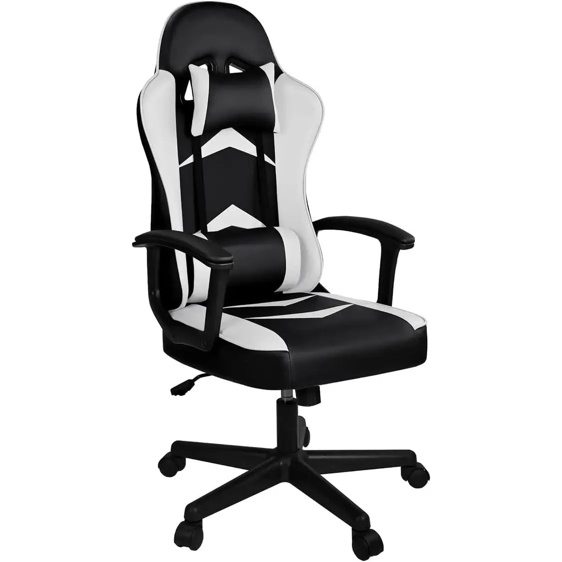 T-Lovendo - Gaming Chair with Lumbar and Cervical Cushion, Ergonomic, Height Adjustable and Reclining