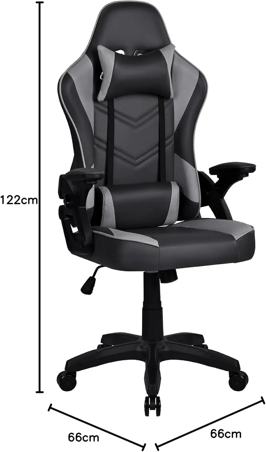 T-Lovendo Professional Gamer Chair |   Ergonomic |   Breathable Fabric |   Anti-Stain |   Comfortable Armrests |   Adjustable Height |   Reclining Backrest