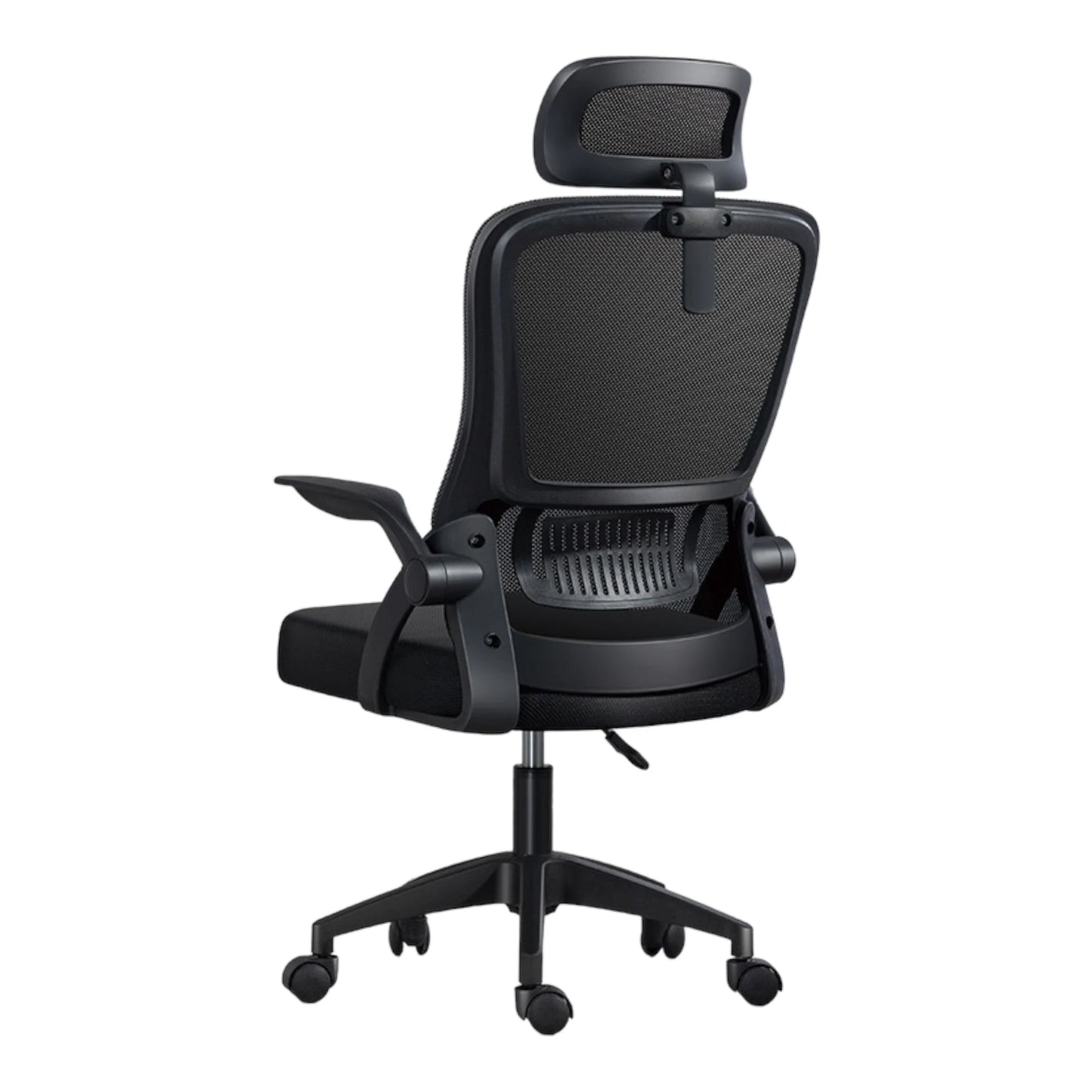 Office Chair, for Gaming, Ergonomic Desk with Headrest, Adjustable and with Lumbar Support Breathable Mesh Backrest 90 Folding Armrests °    360 Swivel °   (Sf168-001 6190 D1)