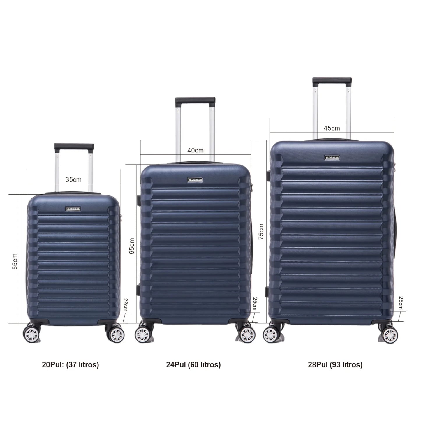 Set of Elegant Travel Suitcases: Lightweight Abs Shell, Numeric Lock, 4 360 Rotating Wheels ° ,Aluminum Telescopic Handle Suitcase Set Trolley Cabin Suitcase (6990 M008 8001 8002 8008 6020 D7)