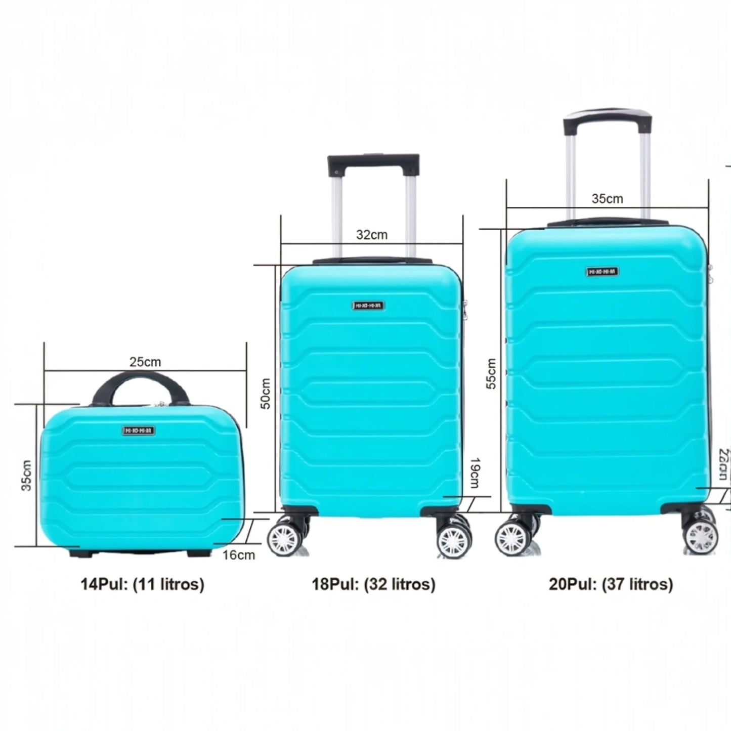 Set of Elegant Travel Suitcases: Lightweight Abs Shell, Numeric Lock, 4 360 Rotating Wheels ° ,Aluminum Telescopic Handle Suitcase Set Trolley Cabin Suitcase (6990 M008 8001 8002 8008 6020 D7)