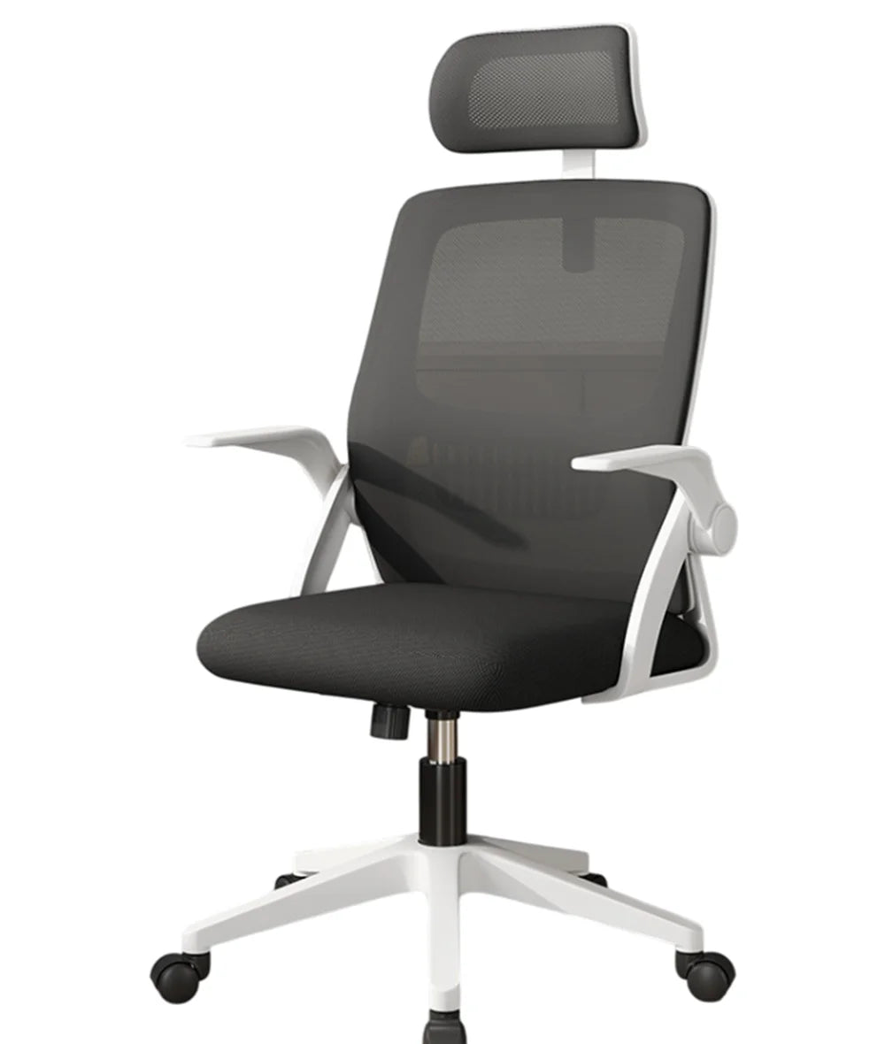 Office chair with Lumbar support swivel desk armchair wheels office room room ergonomic Gaming desk tulipu Nordic chair black Gray