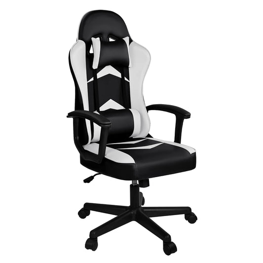 T-Lovendo - Gaming Chair with Lumbar and Cervical Cushion, Ergonomic, Height Adjustable and Reclining