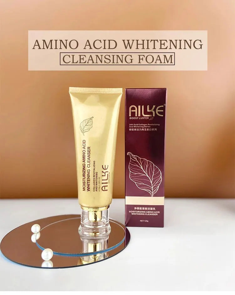 AILKE Whitening Face Care Set, Moisturizing, Brightening, With Collagen Vitamin C, Even Skin Tone, Suitable for Men and Women