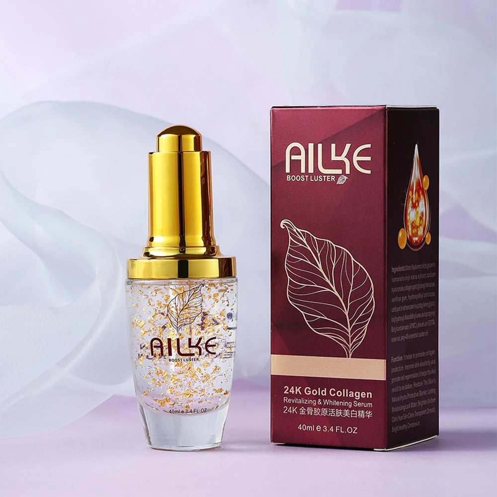 AILKE Whitening Face Care Set, Moisturizing, Brightening, With Collagen Vitamin C, Even Skin Tone, Suitable for Men and Women