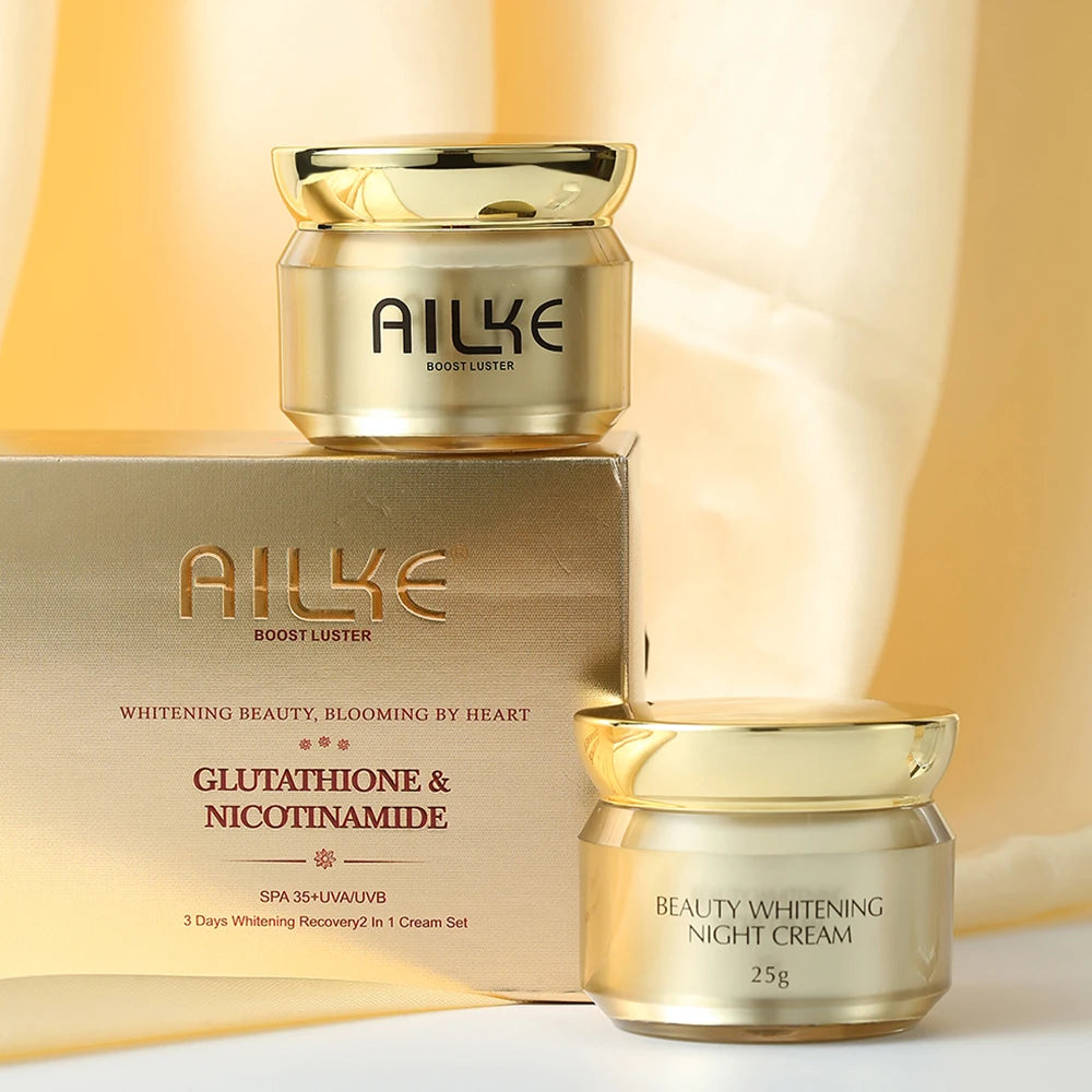 Whitening and Moisturizing Facial Cream, Naturally Brightens Skin Tone, Eliminates Dark Spots, With Nicotinamide Spf35+