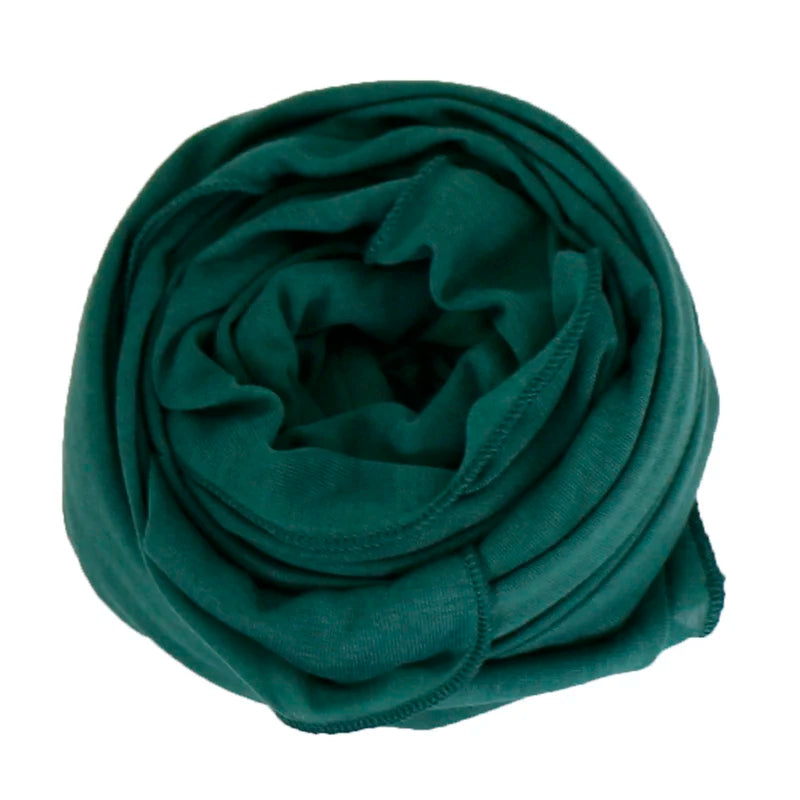 Muslim Jersey Hijab Scarf Women Double Loop Instant Hijab Scarf Femme Musulman Islamic Headscarf Cotton Shawl Wrap Bandana