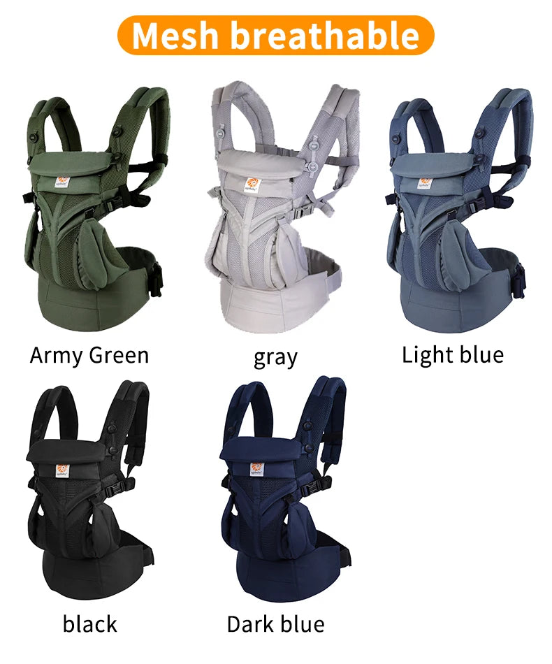 Egobaby Breeze Baby Carrier Multifunction Breathable Infant Carrier Backpack Kid Carriage Toddler baby Sling Wrap Suspenders 360