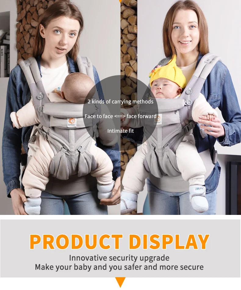 Egobaby Breeze Baby Carrier Multifunction Breathable Infant Carrier Backpack Kid Carriage Toddler baby Sling Wrap Suspenders 360