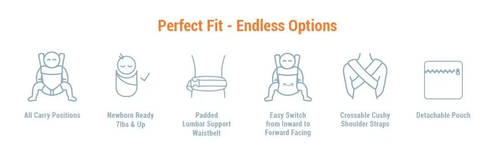 Egobaby Breeze Baby Carrier Multifunction Breathable Infant Carrier Backpack Kid Carriage Toddler baby Sling Wrap Suspenders 360