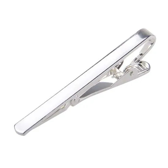 Fashion Alloy Gold Silver Men's Tie Clip Simple Style Bar Clasp Practical Chic Necktie Clasp CC7713