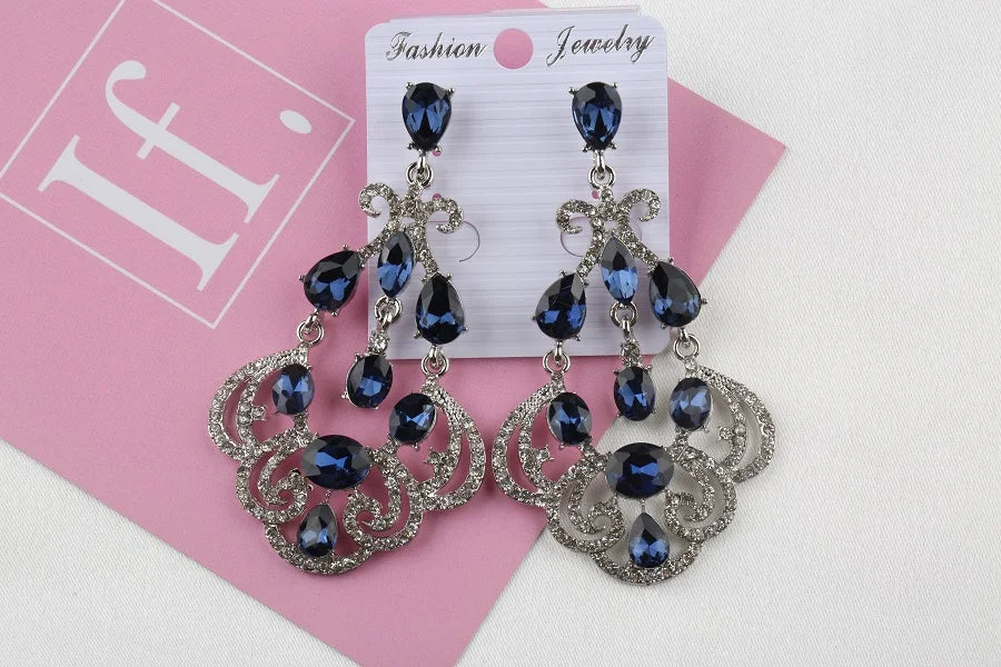 VEYO Vintage Luxurious AAA Rhinestone Drop Crystal Earrings for Women Fashion Jewelry Free shipping