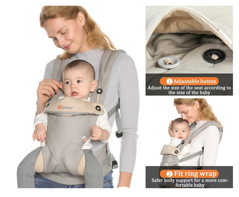 Egobaby Breeze Baby Carrier Multifunction Breathable Infant Carrier Backpack Kid Carriage Toddler baby Sling Wrap Suspenders 360