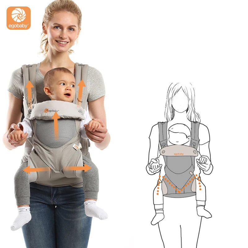 Egobaby Breeze Baby Carrier Multifunction Breathable Infant Carrier Backpack Kid Carriage Toddler baby Sling Wrap Suspenders 360