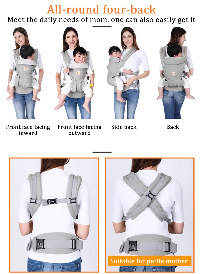 Egobaby Breeze Baby Carrier Multifunction Breathable Infant Carrier Backpack Kid Carriage Toddler baby Sling Wrap Suspenders 360