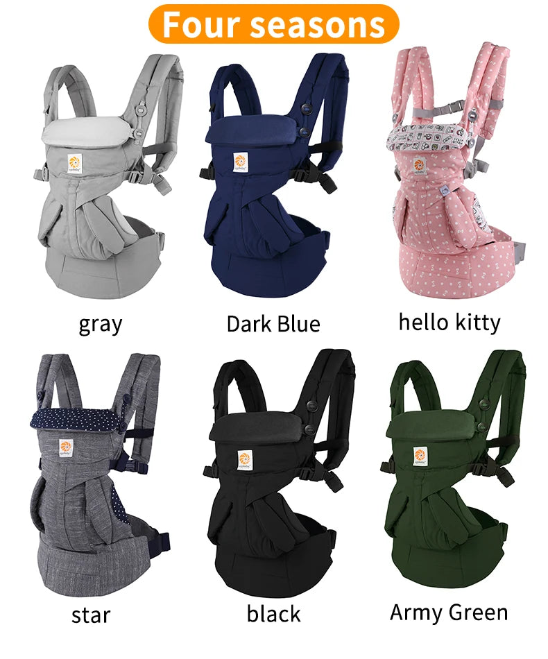 Egobaby Breeze Baby Carrier Multifunction Breathable Infant Carrier Backpack Kid Carriage Toddler baby Sling Wrap Suspenders 360