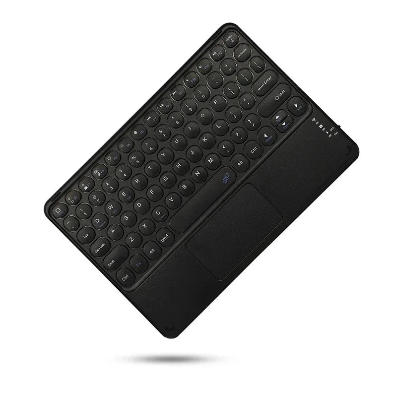 Spanish/English Bluetooth Keyboard 10 inch for iPad Air Pro Wireless Rechargeable Keyboard for Phone Tablet Laptop Universal