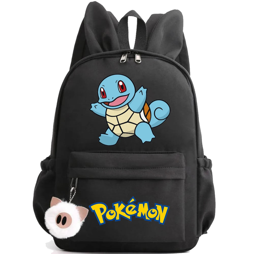 Monster Movie Pokemon Backpack Children Toy Schoolbag Pikachu Charizard Gengar Bulbasaur Backpack Kid Birthday Gift Toy