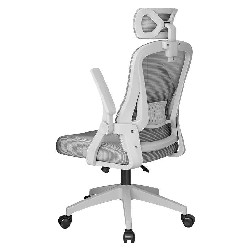 Mesh Ergonomic Office Computer Desk Chair Flip-up Arms Adjustable Headrests Comfortable Lumbar Support For Home Office Chair