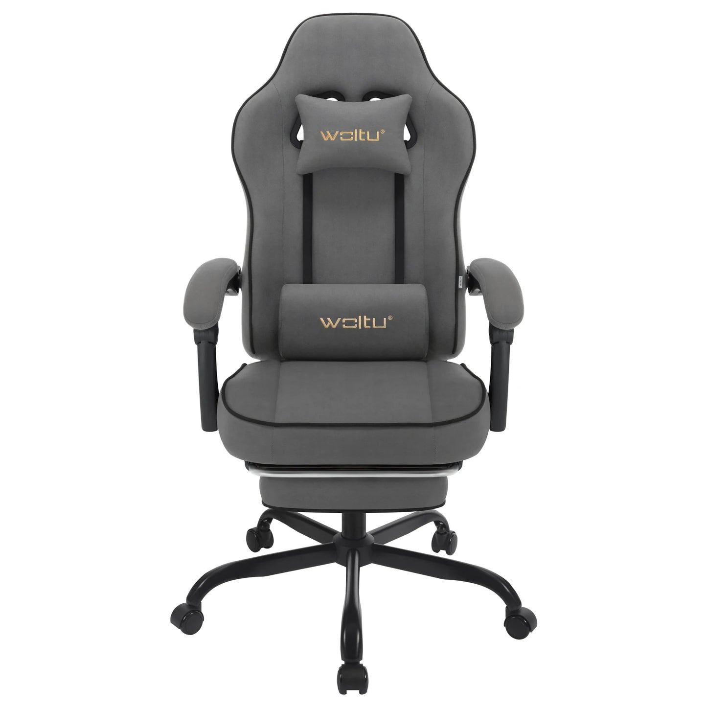 Swivel Gamer Chair Gaming Chair Ergonomic Office Computer Chair with Lumbar Cushion Pillow Footrest