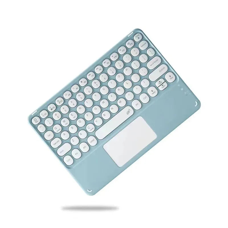 Spanish/English Bluetooth Keyboard 10 inch for iPad Air Pro Wireless Rechargeable Keyboard for Phone Tablet Laptop Universal