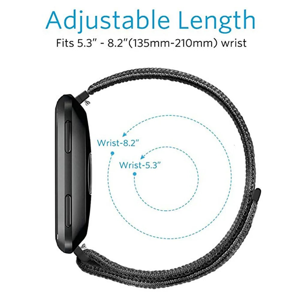 Nylon Loop Woven Strap for Huami Amazfit GTR 42MM 47MM Smart Watch Wearable Wrist Bracelet for Amazfit GTS 3 2 2e Watchband