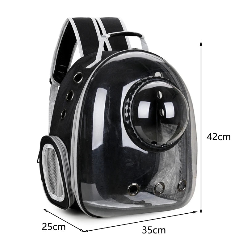 Cat Pet Carrier Backpack Portable Transparent Space Capsule Bubble Pet Backpack Cat Carrier Bag Breathable Pet Outgoing Backpack