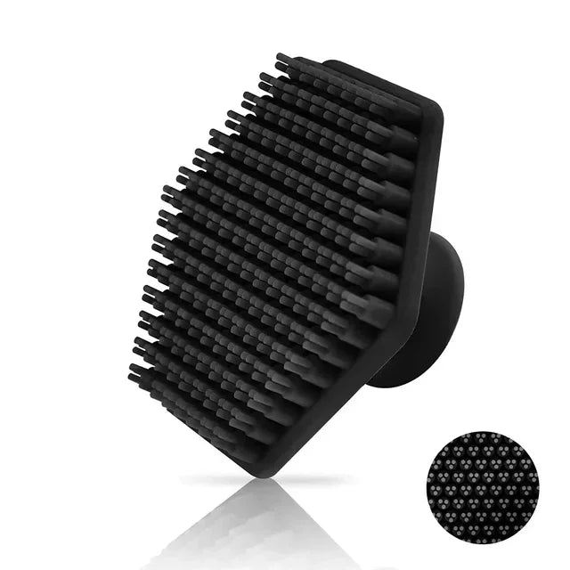 Facial Cleansing Silicone Brush Scrub Exfoliating Unisex Beard Brush Massage Skin Care Miniature Face Deep Clean