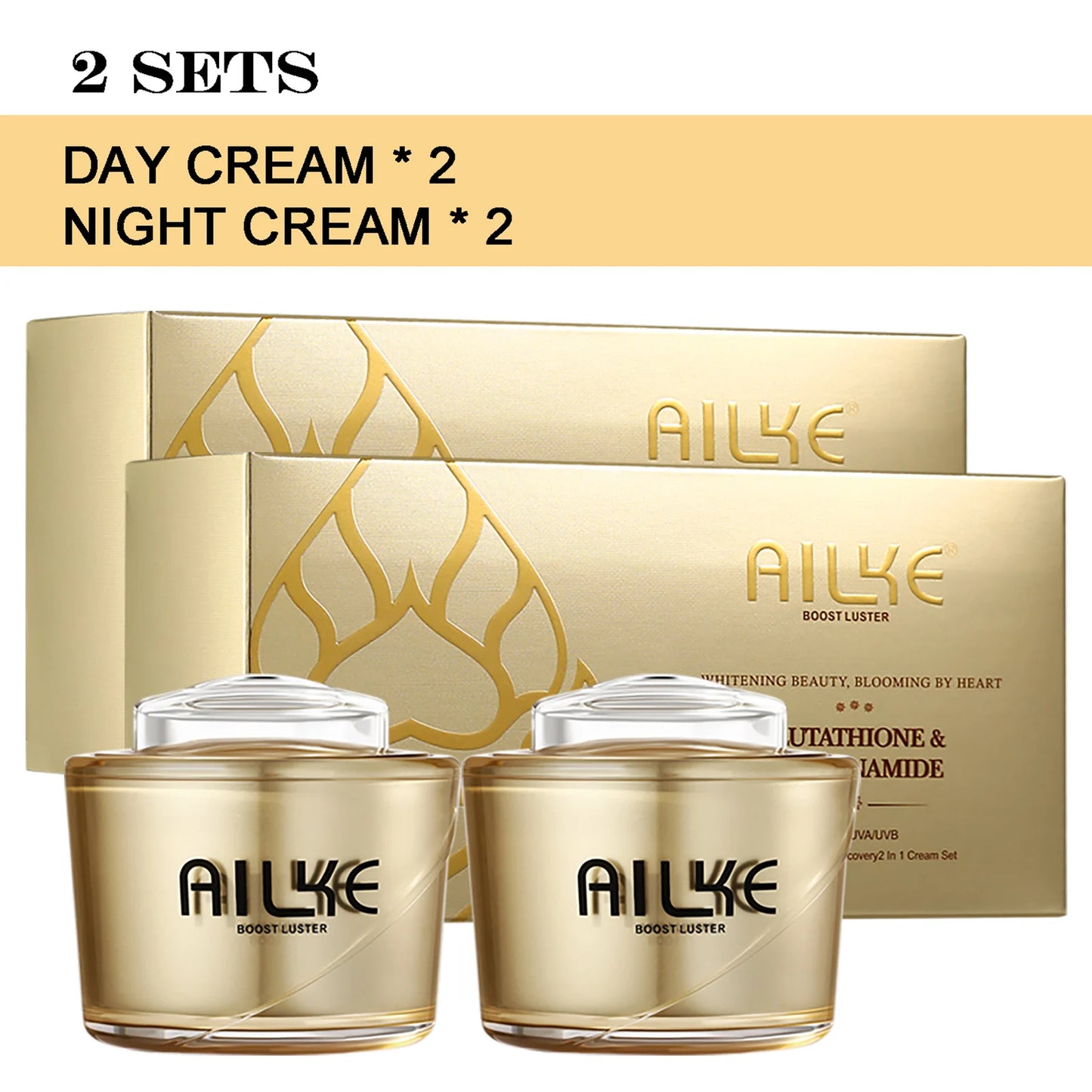 Whitening and Moisturizing Facial Cream, Naturally Brightens Skin Tone, Eliminates Dark Spots, With Nicotinamide Spf35+