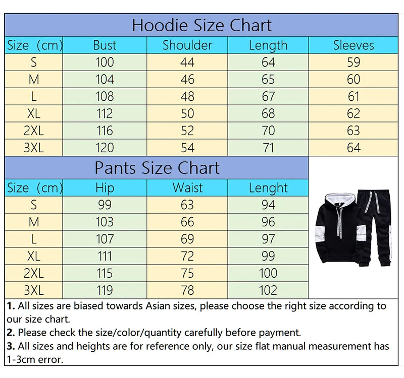 Newest Fahsion Mens Sportswear Hooded Sweatshirts Jogger Pants Male Daily Casual Sport Jogging Suit Italia Milan Printed Hoodies