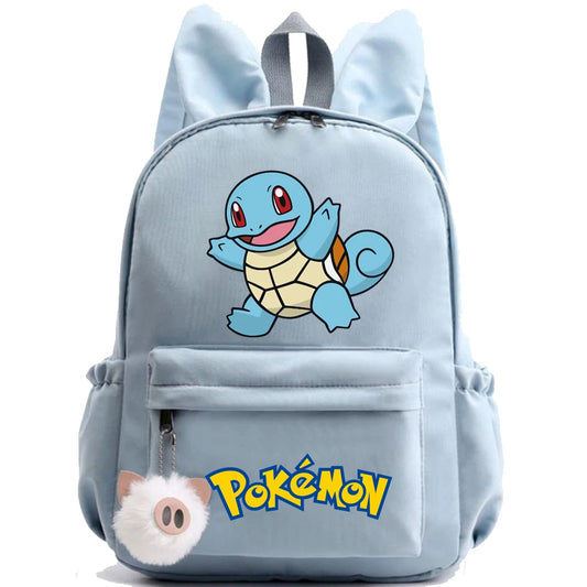 Monster Movie Pokemon Backpack Children Toy Schoolbag Pikachu Charizard Gengar Bulbasaur Backpack Kid Birthday Gift Toy