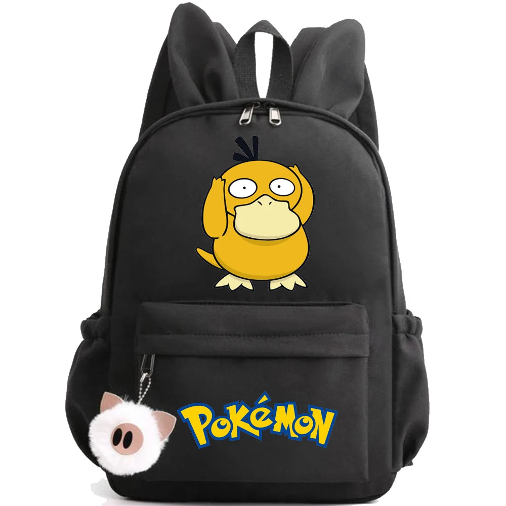 Monster Movie Pokemon Backpack Children Toy Schoolbag Pikachu Charizard Gengar Bulbasaur Backpack Kid Birthday Gift Toy