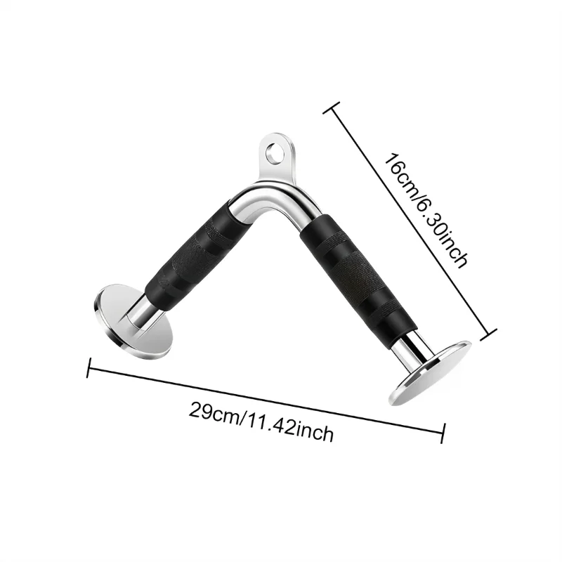 Gantry Frame Equipment Biceps Training Double Head Pull Rope Gym Accessories Triceps Lower Press Handle Tricep Laterals Muscle