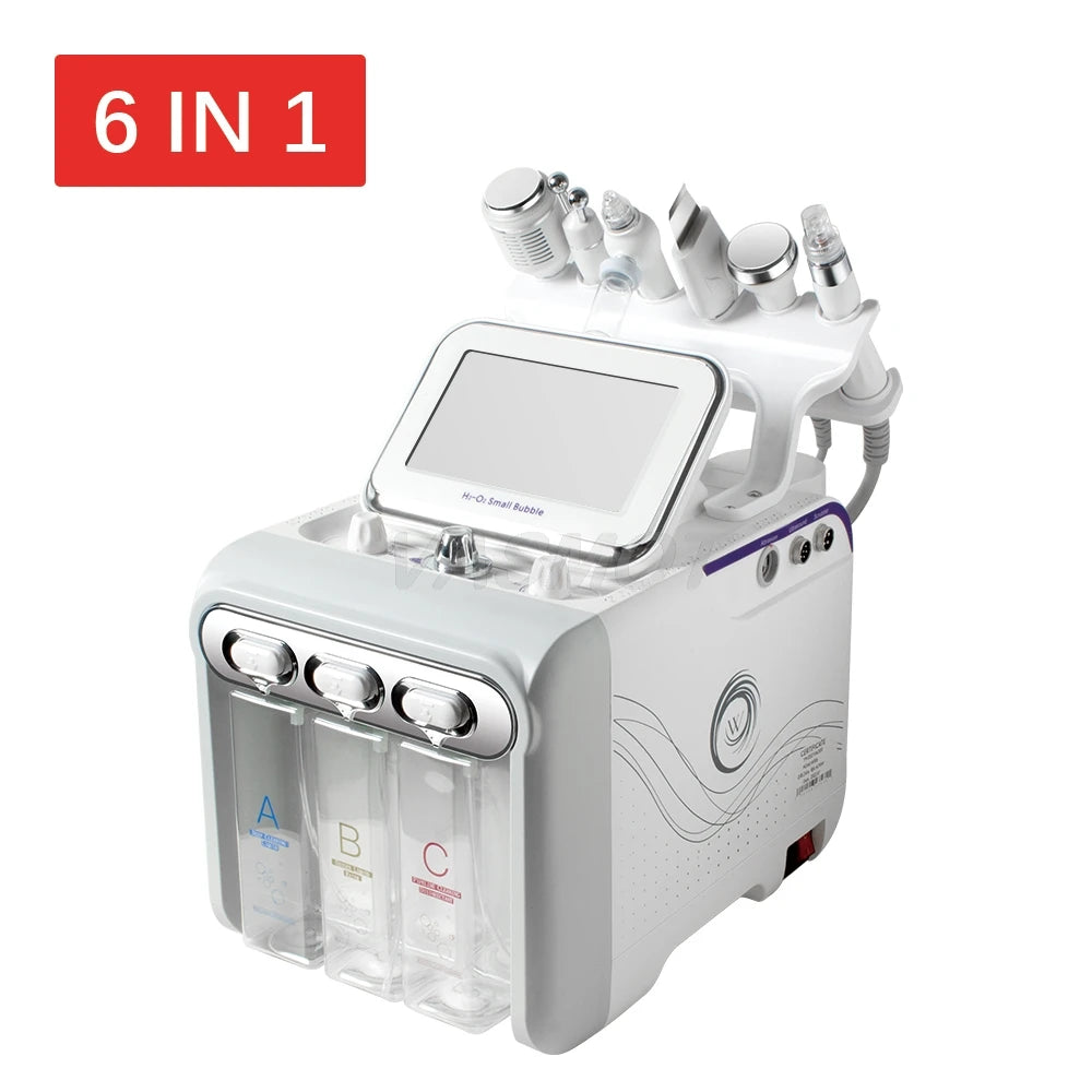 Hydrogen Oxygen Facial Machine Deep Cleansing RF Lifting Tightening Blackhead Removal Skin Care Water Dermabrasion Beauty Device