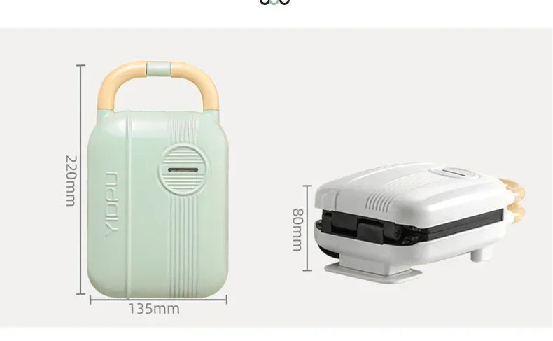 3 in 1 Waffle Maker 1PC Multifunctional Breakfast Machine Sanming smelting machine Grilled Fish Plate Doughnut Home Use