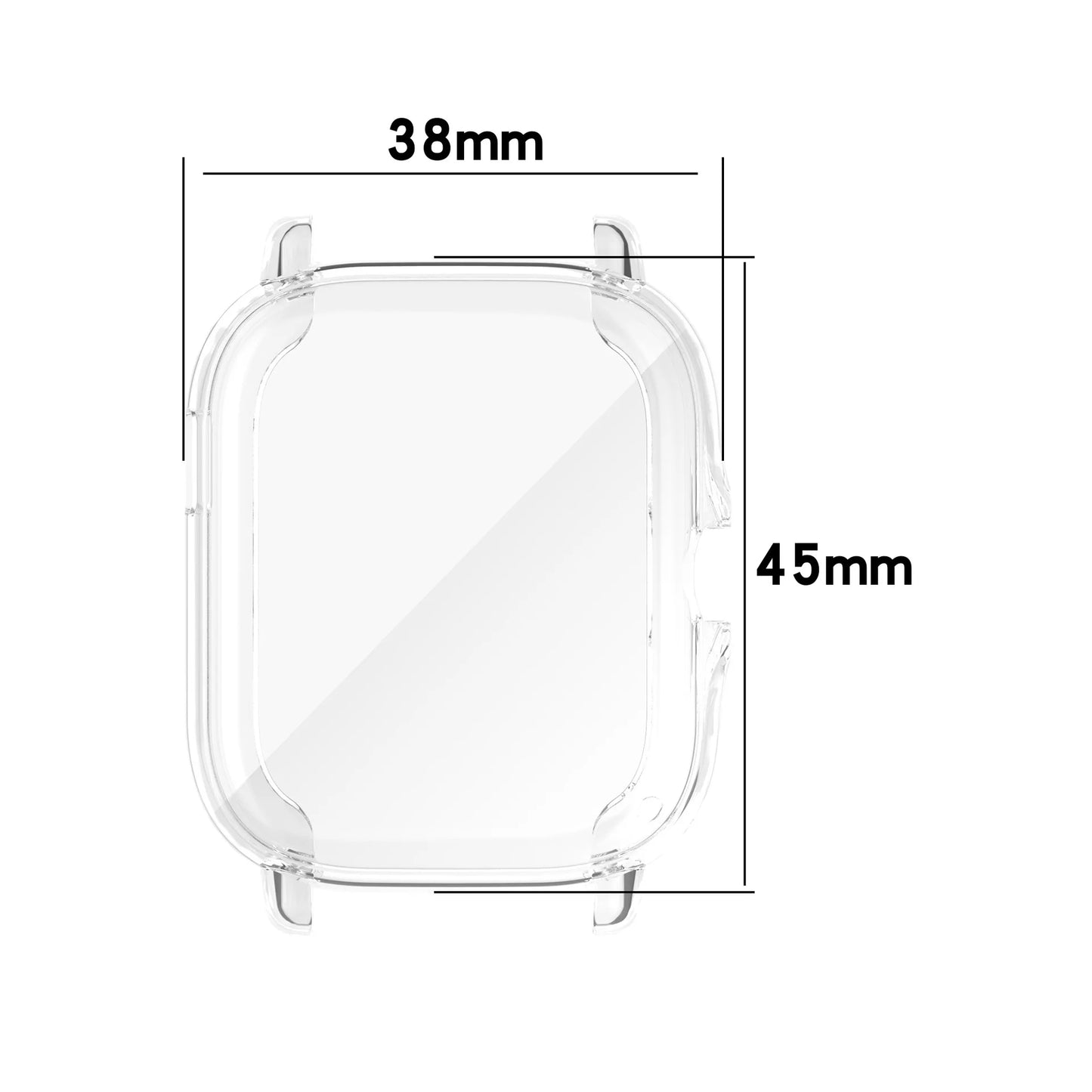 TPU Protective Cover For Amazfit GTS 4 Mini/GTS 3/GTS 2 Screen Protector Case For Huami Amazfit Bip U Pro Watch Protection Shell