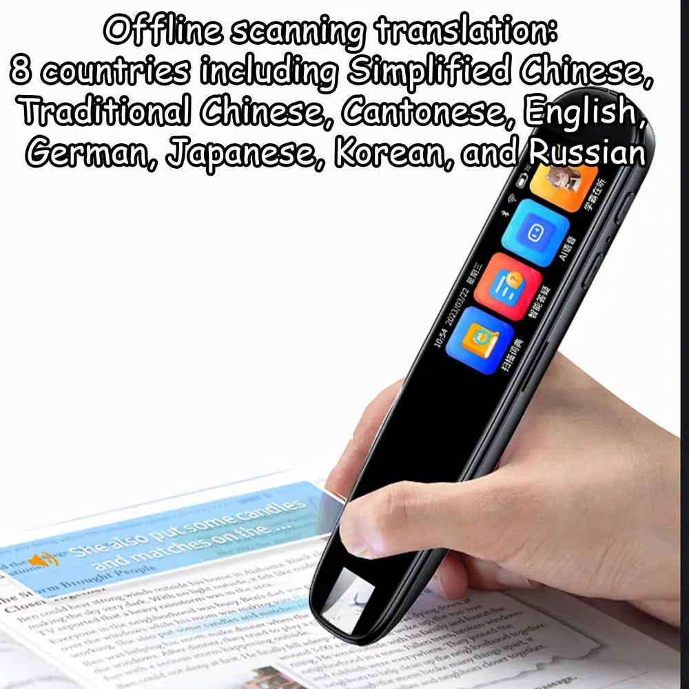 Translator Pen Supports 113 Languages Reading Pen For Dyslexia Scanning Electronic Dictionary Travel Must Have Translation